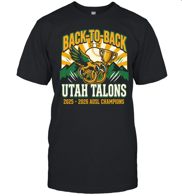 Utah Talons Back to Back Athletes Unlimited Softball League 2025-2026 vintage Unisex T-Shirt