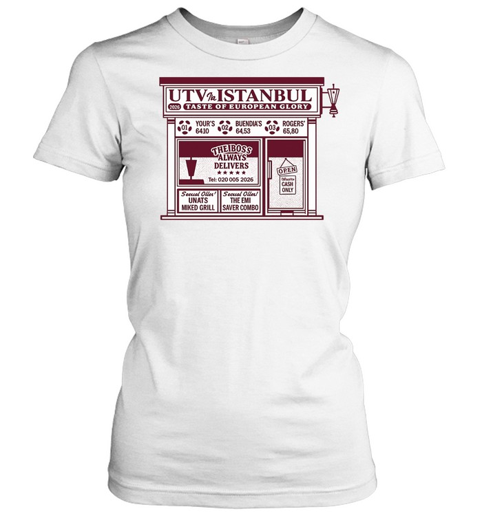 UTV in Istanbul 2026 Taste of European Glory Unai’s Mixed Grill Women T-Shirt