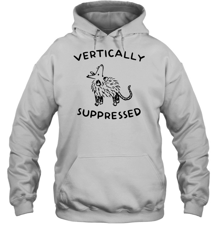 Vertically Suppressed Screaming Opossum Possum Hoodie