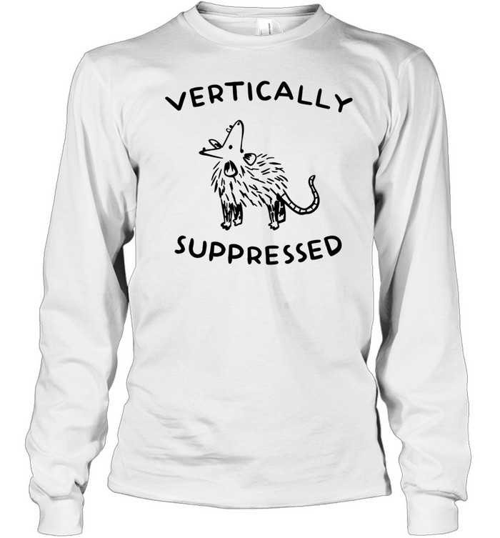 Vertically Suppressed Screaming Opossum Possum Long Sleeve Tee