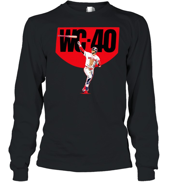 Willson Contreras WC-40 Chicago Cubs Baseball Player Long Sleeve Tee