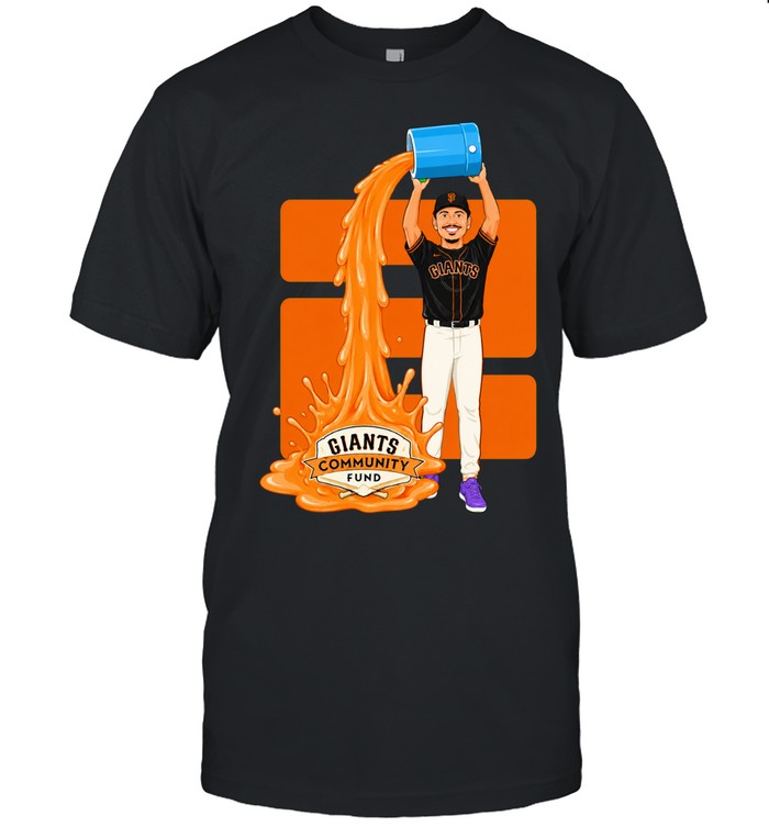 Willy Adames San Francisco Giants Community Fund baseball player pouring bucket Unisex T-Shirt