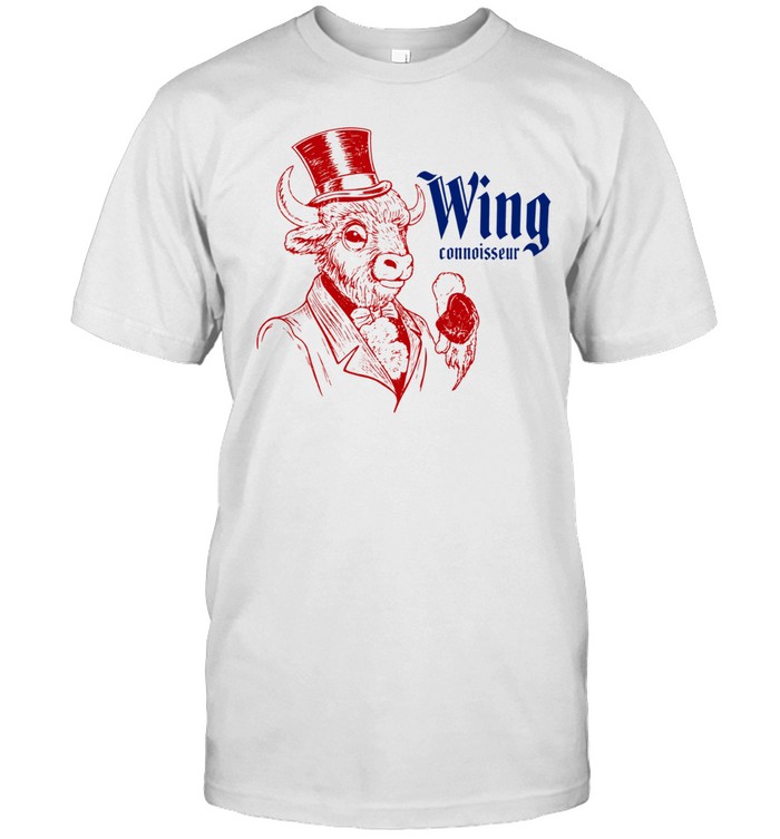 Wing connoisseur bull top hat cartoon Unisex T-Shirt
