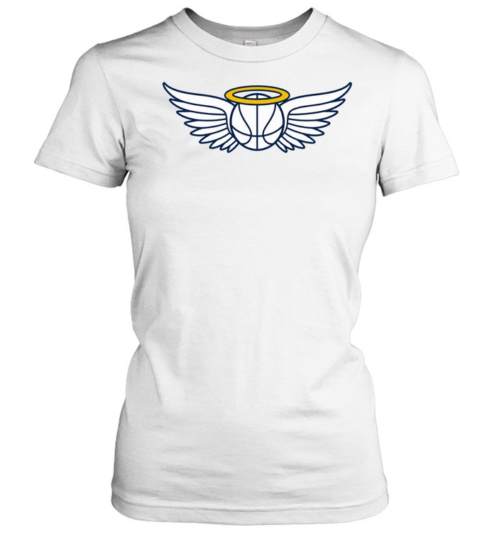 Winged Basketball Halo Los Angeles Angels Women T-Shirt