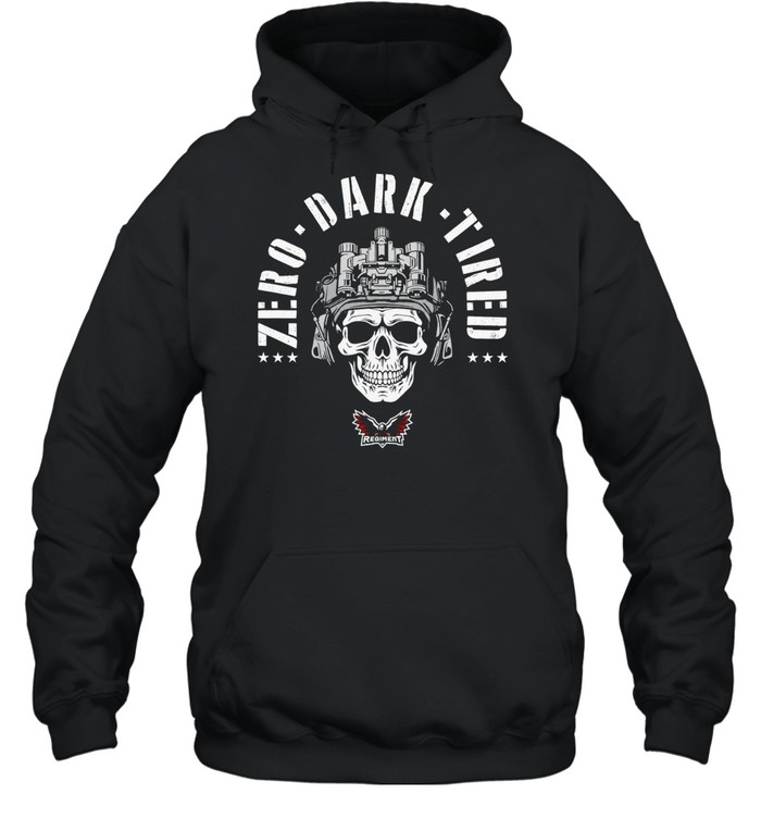 Zero Dark Tired skull Hoodie
