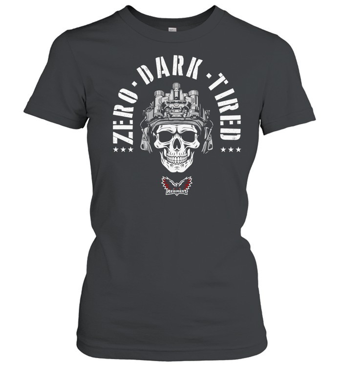 Zero Dark Tired skull Women T-Shirt