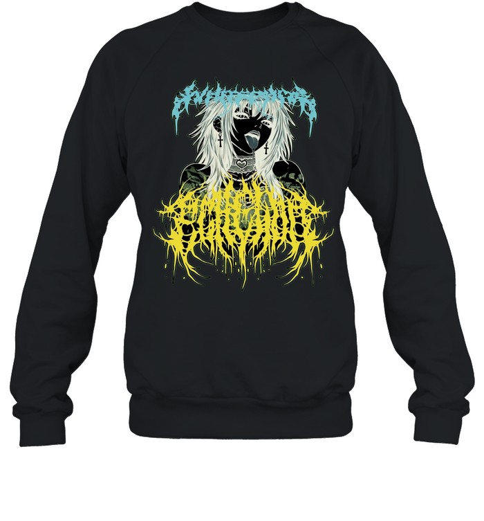 Anime Girl Emo Goth Aesthetic Sweatshirt
