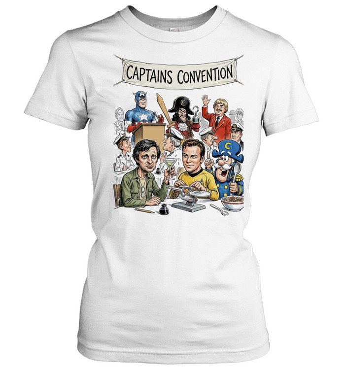 Captain America Captain Hook Captain Kangaroo Hawkeye Kirk Capn Crunch Women T-Shirt