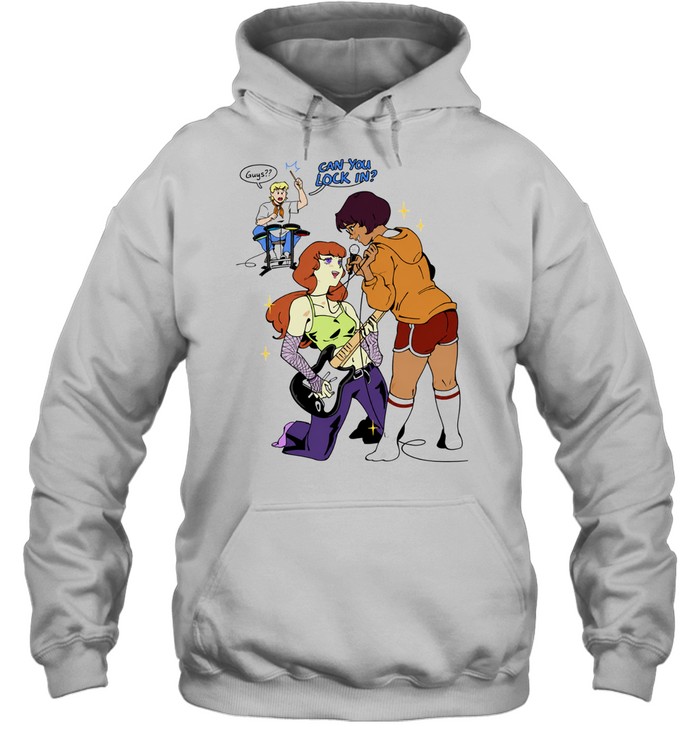 Daphne Blake Velma Dinkley Fred Jones Scooby Doo Can you lock in Guys Hoodie