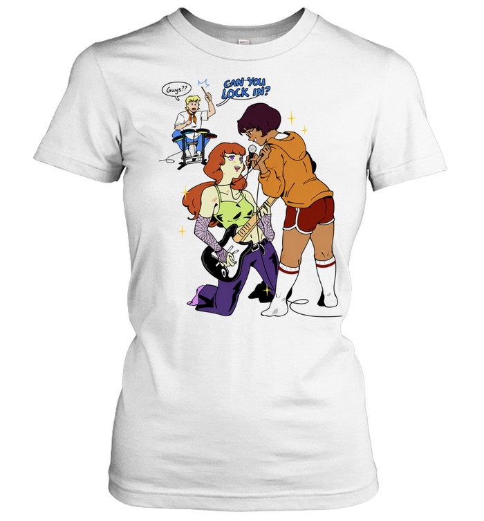 Daphne Blake Velma Dinkley Fred Jones Scooby Doo Can you lock in Guys Women T-Shirt