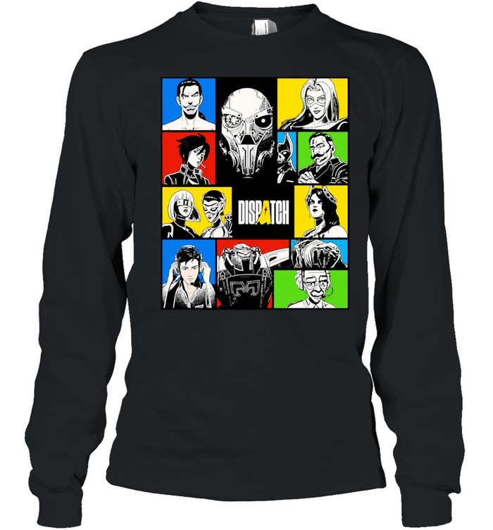 Dispatch Overwatch Hero Ensemble Characters Blizzard Entertainment Video Game Long Sleeve Tee
