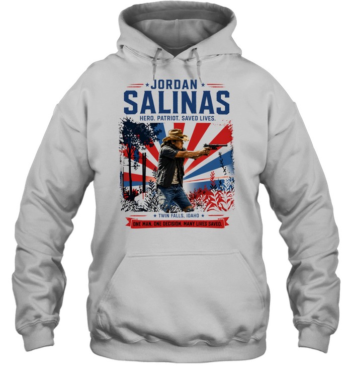 Jordan Salinas Hero Patriot Saved lives Hoodie