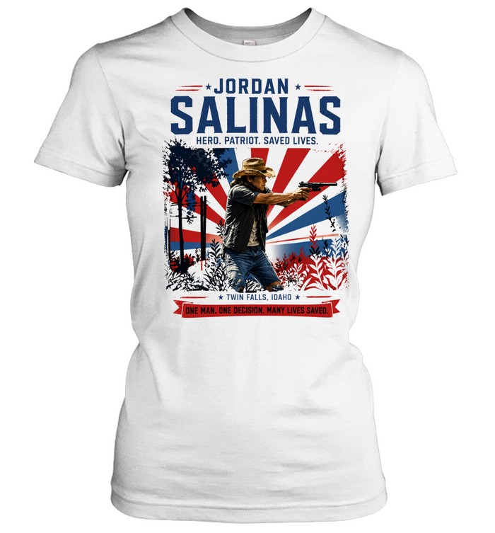 Jordan Salinas Hero Patriot Saved lives Women T-Shirt