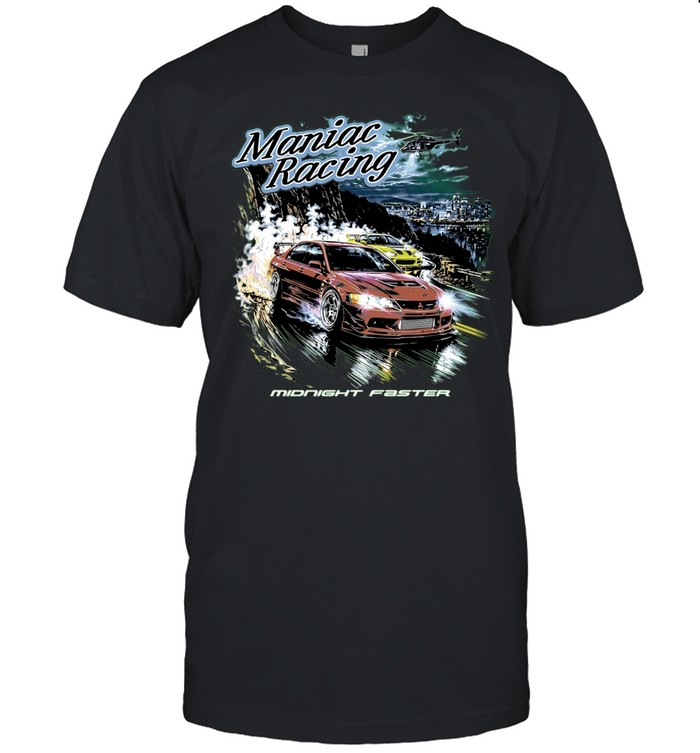 Maniac Racing Midnight Faster drift car Unisex T-Shirt