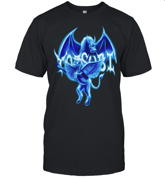 Mosart winged unicorn and demon character Unisex T-Shirt
