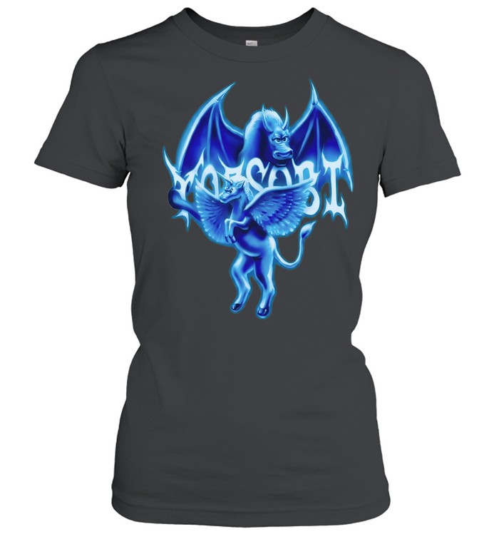 Mosart winged unicorn and demon character Women T-Shirt