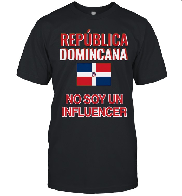 Republica Domincana no soy un influencer flag Unisex T-Shirt