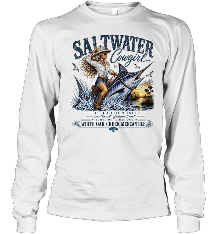 Saltwater Cowgirl the Golden Isles Long Sleeve Tee