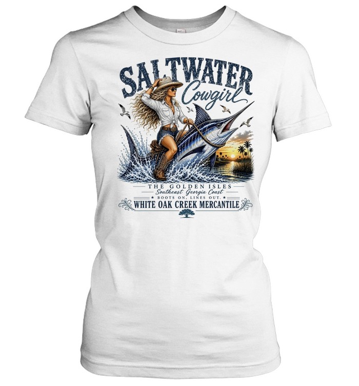 Saltwater Cowgirl the Golden Isles Women T-Shirt