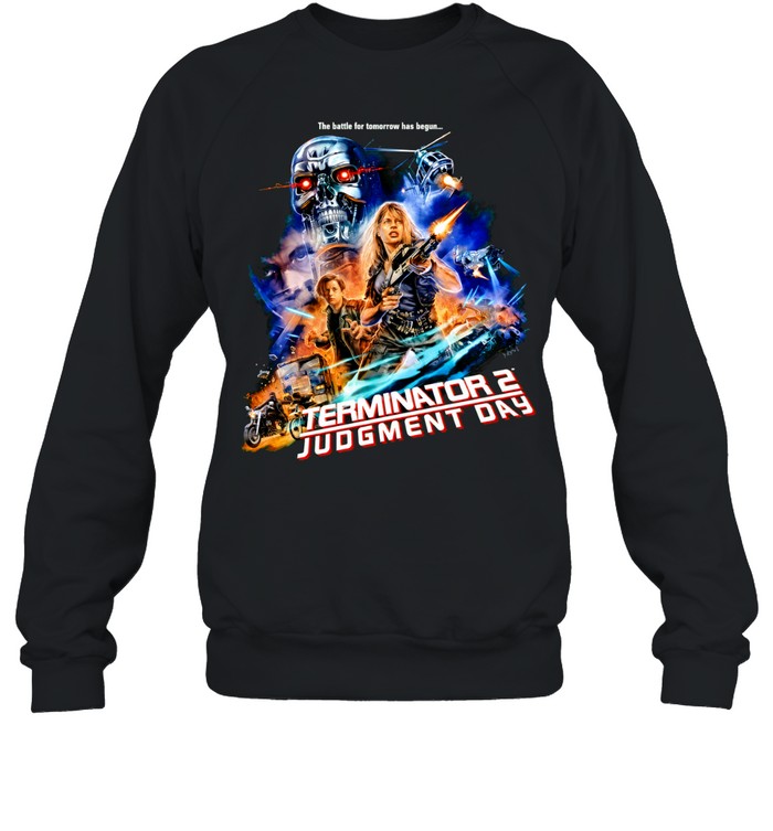 Sarah Connor John Connor Terminator 2 Judgment Day the battle for tomorrow Sweatshirt