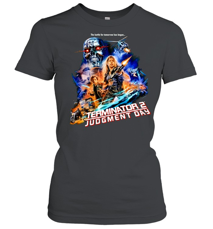 Sarah Connor John Connor Terminator 2 Judgment Day the battle for tomorrow Women T-Shirt