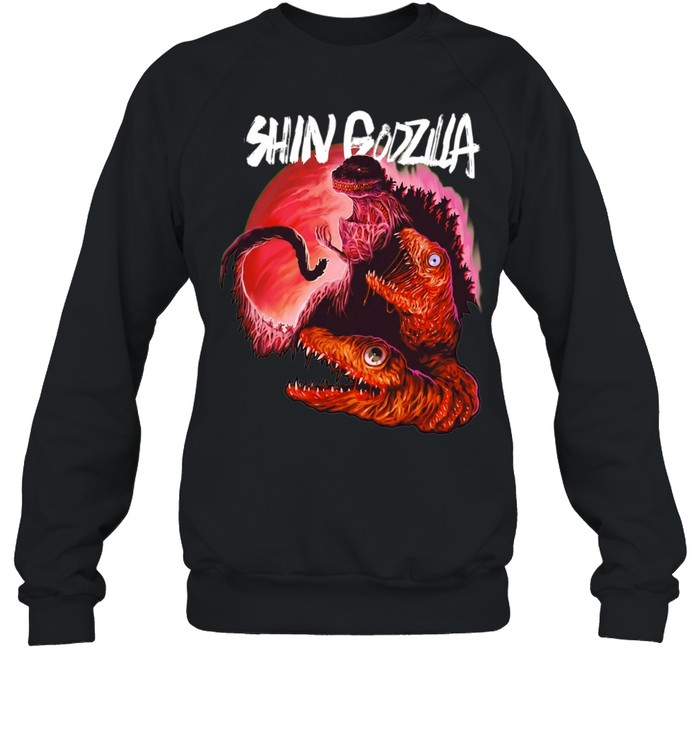 Shin Godzilla Evolution A god incarnate Horror Sweatshirt