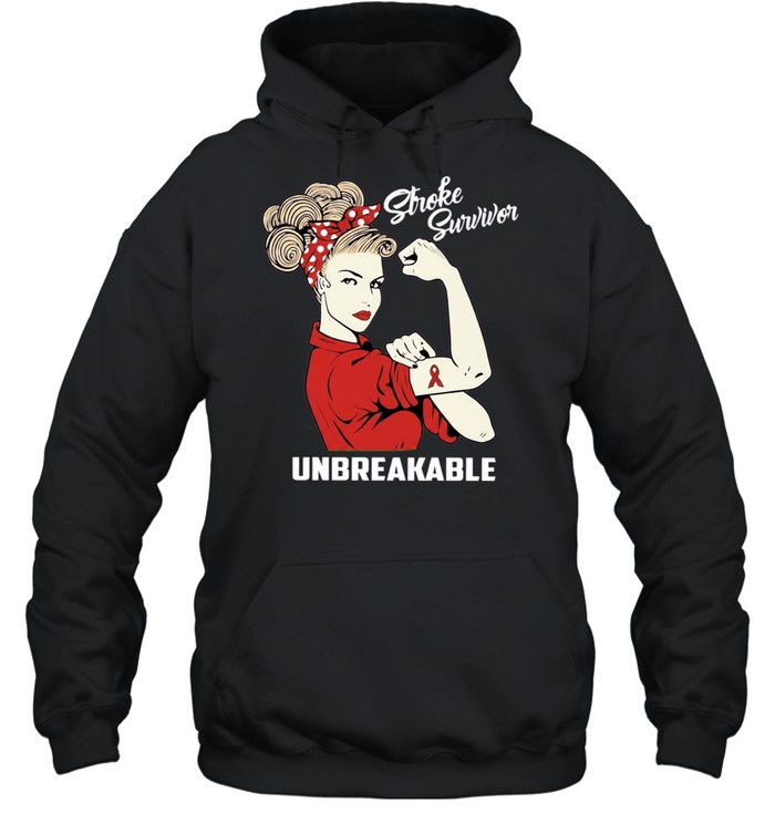 Stroke Survivor Unbreakable medical strength Hoodie