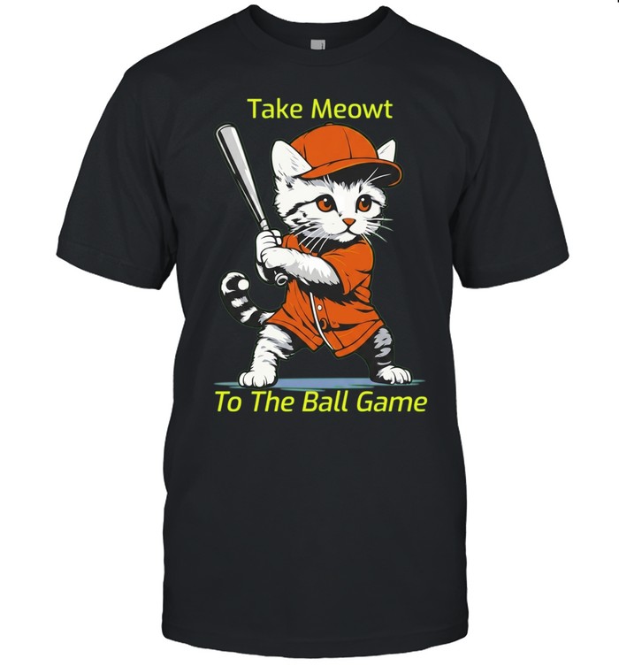 Take meowt to the ball game Unisex T-Shirt