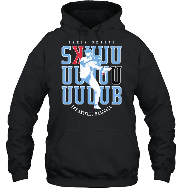 Tarik Skubal Los Angeles Dodgers stretched letters pitching Hoodie