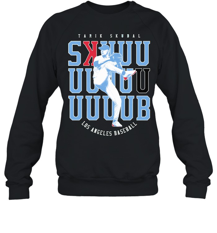 Tarik Skubal Los Angeles Dodgers stretched letters pitching Sweatshirt