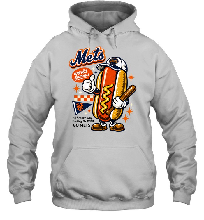 World Famous New York Mets Hot Dog Mascot Hoodie
