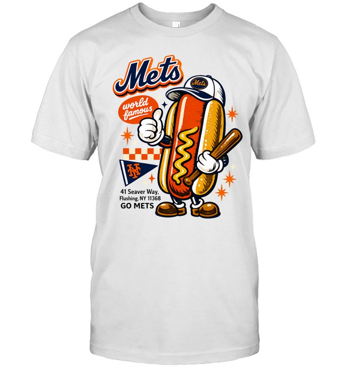 World Famous New York Mets Hot Dog Mascot Unisex T-Shirt