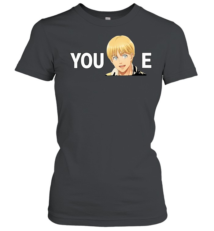 You Armin-e Armin Arlert Anime Attack On Titan Women T-Shirt